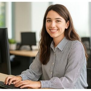 LEMAFER Striped‎ Blouse Button Down Long Sleeve Retro & Comfy Top
